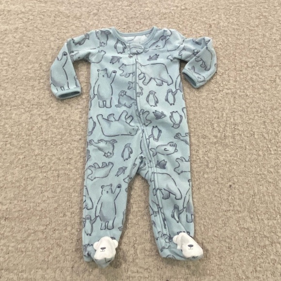 Carter's Other - Carter’s 9M Fleece Polar Bear Sleep & Play